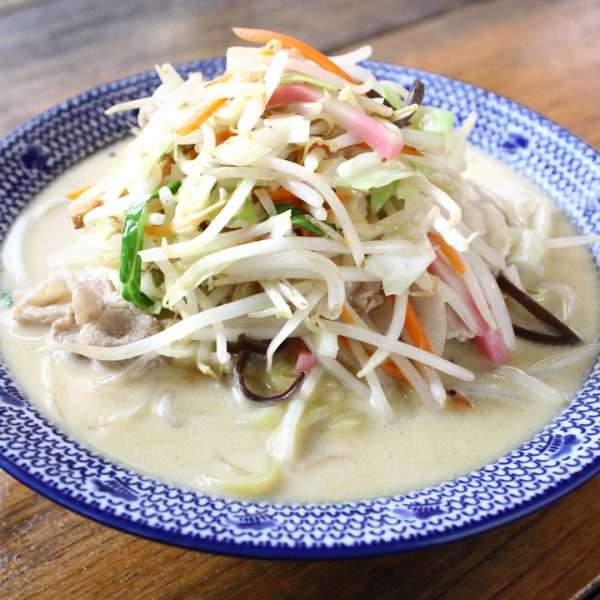 じげもんちゃんぽん：麵大盛りor野菜増し、サービス